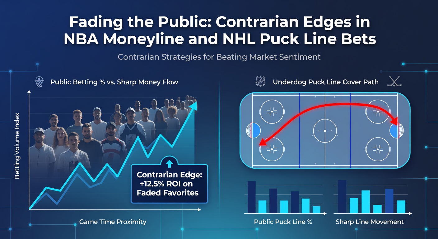 Graph illustrating NHL puck line coverage rates when fading 70%+ public favorites