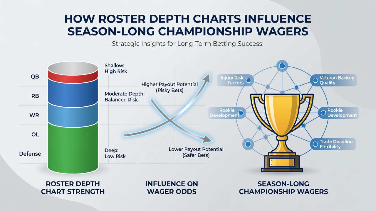 Sportsbook futures odds board showing championship wagers