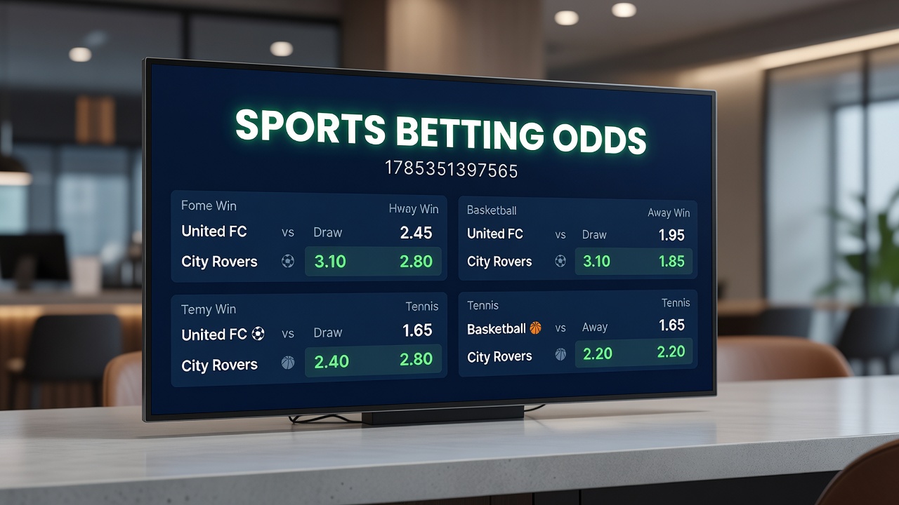 Analyst reviewing statistical models used to set sports betting odds